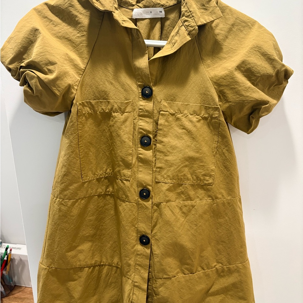 Zara Kids Dress in Mustard